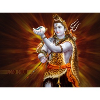 Lord Shiva with Conch